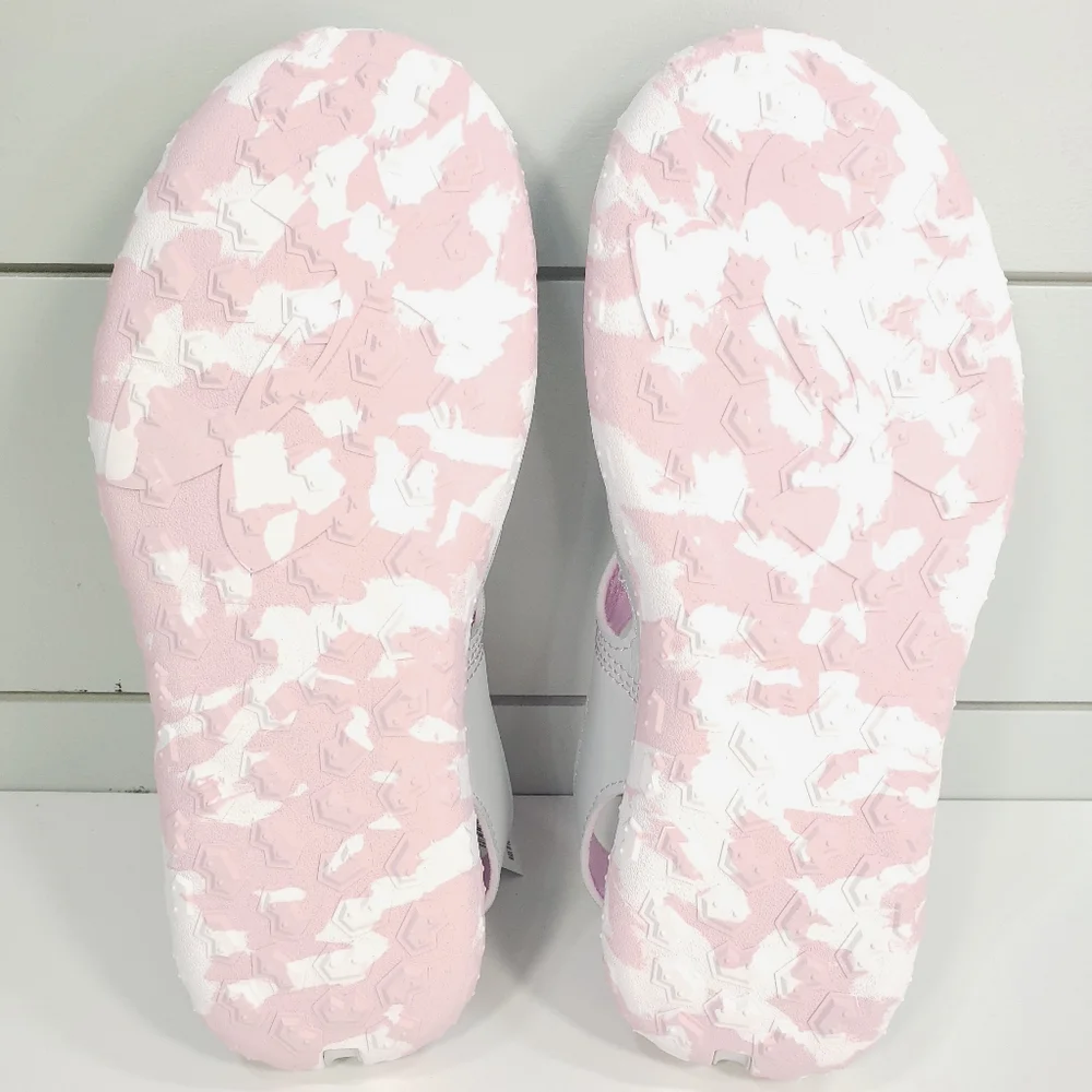 3Y Under Armour Tire Defender Grey Pink Sandals Girls Size 3Y